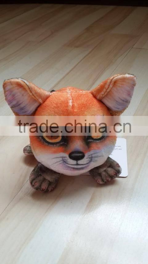 promotional gift plush toy owl with beans 3 D printing plush owl earthbag small size stuffed plush earthbag with beans