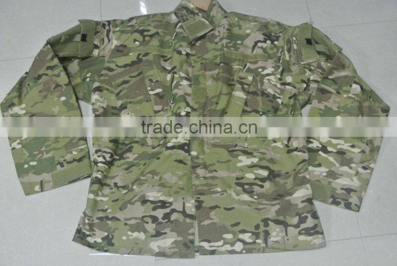 OEM 60% cotton 40% polyester CP camouflage twill printed Germany army combat Jacket