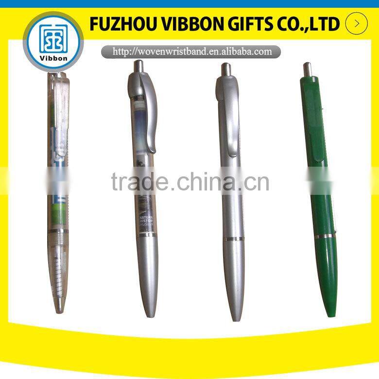 fashion promotion ball pen with custom logo for sale