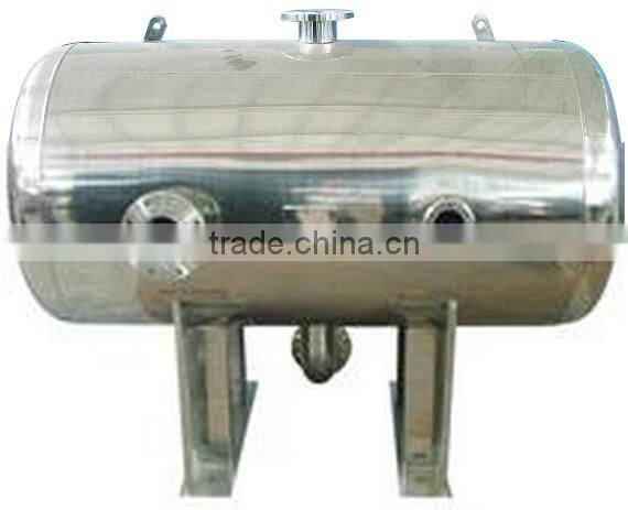 stainless steel water tank storage tank oil vegetable horizontal type 500L