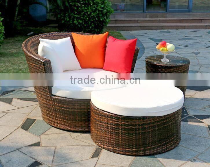 Outdoor Wicker Rattan Patio Sunbed Lounger Sofa Chair Furniture Set