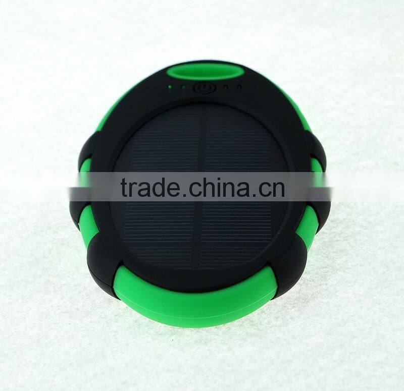High quality 5000mah solar power bank portable for laptop