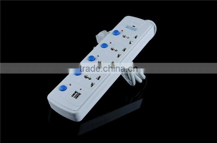 hot selling 4 usb power socket, switch socket, internal socket outlet
