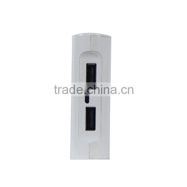 Mini Size Aluminum 18650 Battery Power Bank with Multi Colors, 8000mAh Phone Power Bank