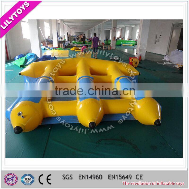 Unique three ways best amusing professional sport inflatable power boat with CE certificate