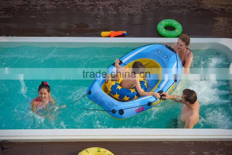 Good quality Acrylic JY8803 balboa system swim spa with cover