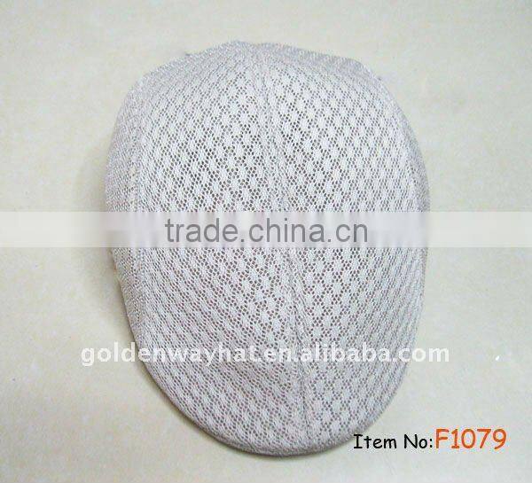 Fashion White Peaked Cap ivy fabric hats casquette cheap for promotion