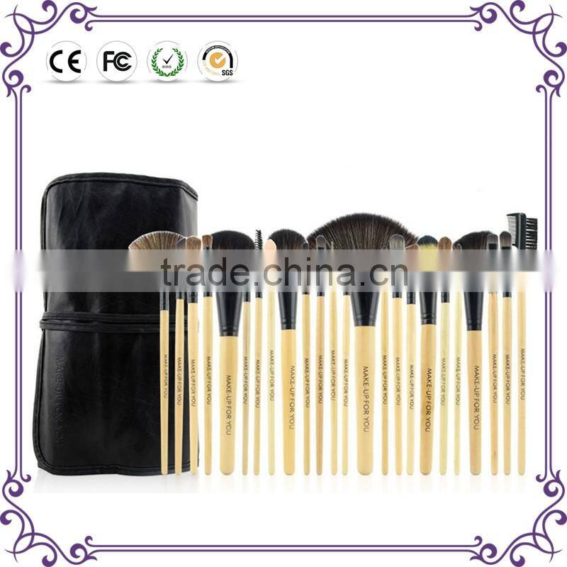 24 pcs Pink Makeup Brush Set tools Make-up Toiletry Kit Make Up Brush Set Case