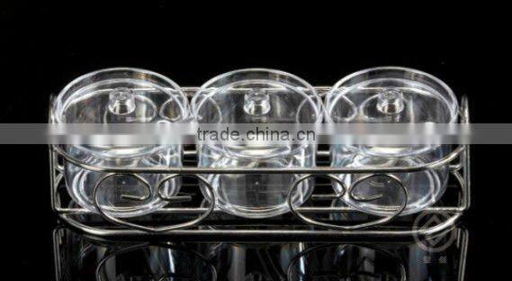 3pcs Plastic Seasoning Pot Set