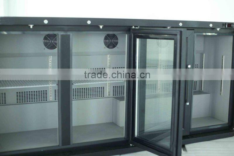 4 glass doors beverage coolerback bar Beer cooler instant beverage cooler