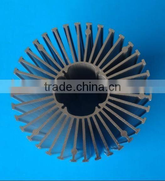 LED aluminum circular extrusion heat sink