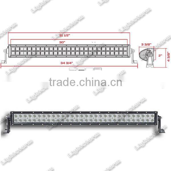 off road ATV UTV SUV driving light bar,180w led light bar,spot/flood/combo beam foglamp