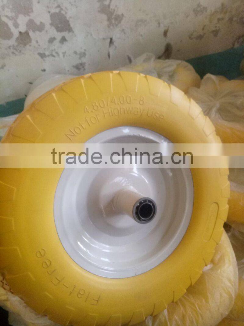 4.80/4.00-8 wheelbarrow pu wheel