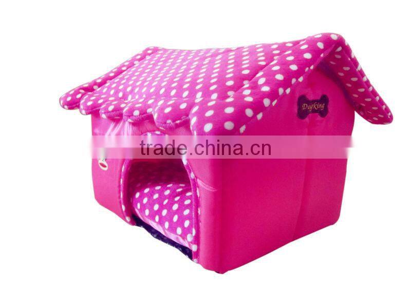 Factory wholesale new soft pet dog house indoor handmade dog house