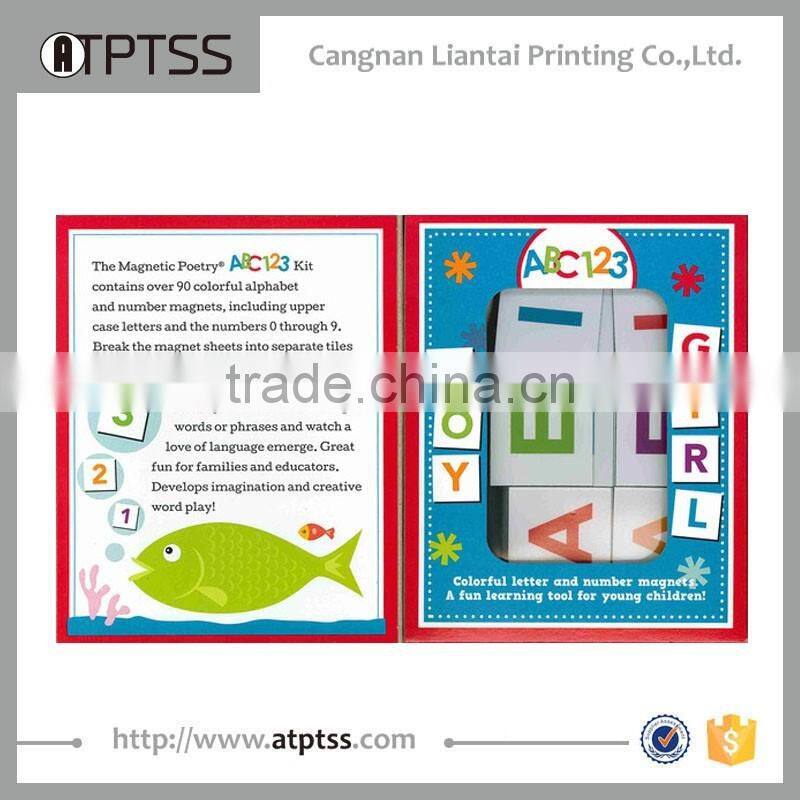 Novelty creative magnetic poetry kit kids kit