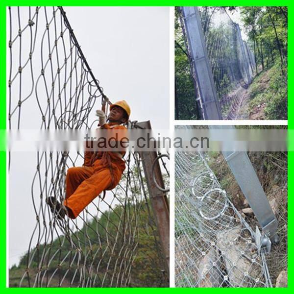 High strength SNS slope protection netting