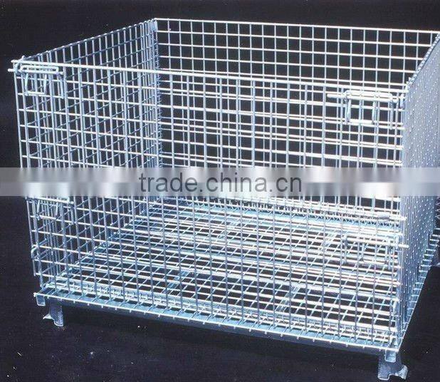 China factory Wire mesh pallet storage cage