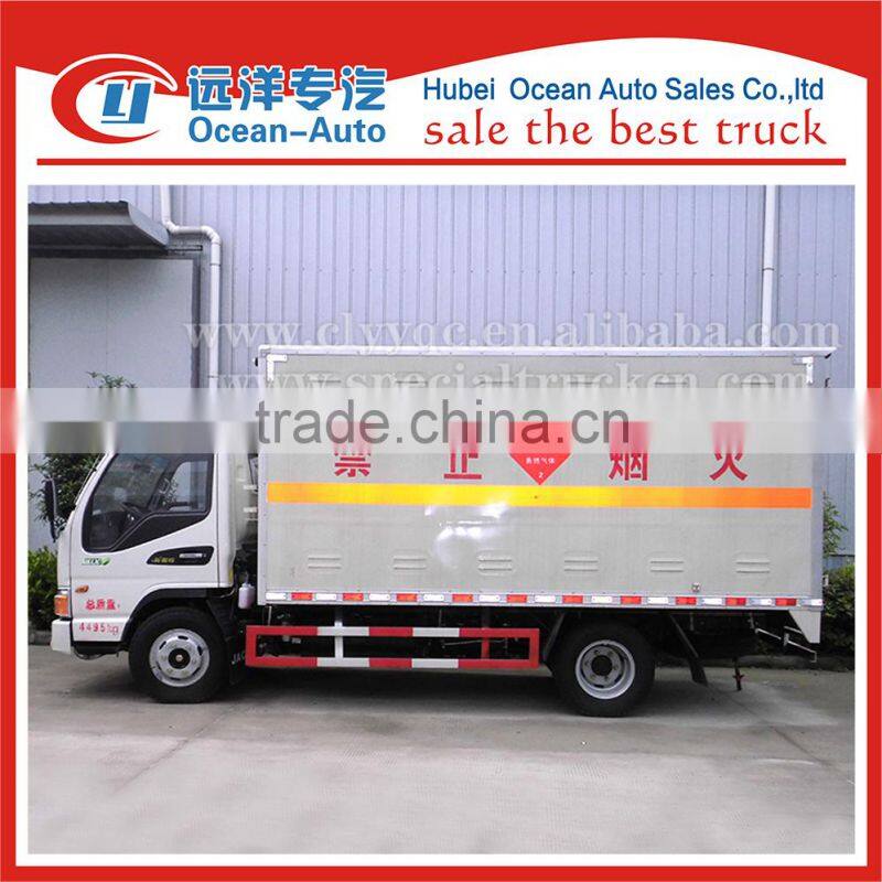 Brand JAC 4x2 emulsion explosive proof truck with top design