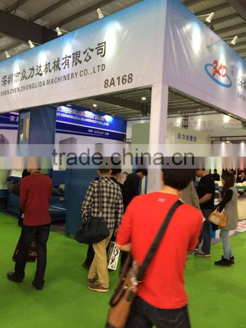 Single vertical circular knives CNC contour cutting machine