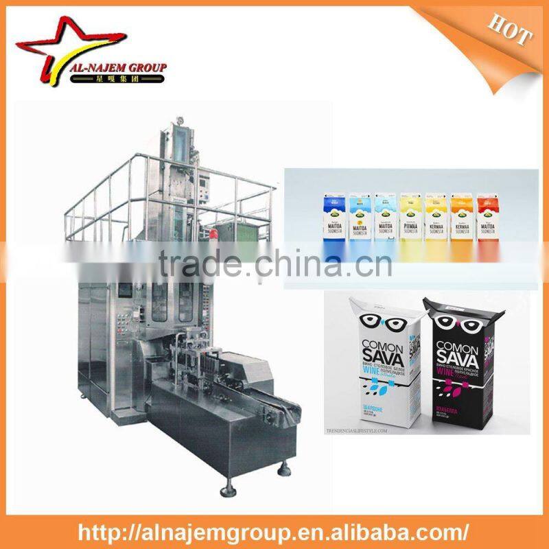 Hot Sale Aseptic Brick Carton Milk Juice Filling Machine Milk Carton Packing Machines Carton Making Machines