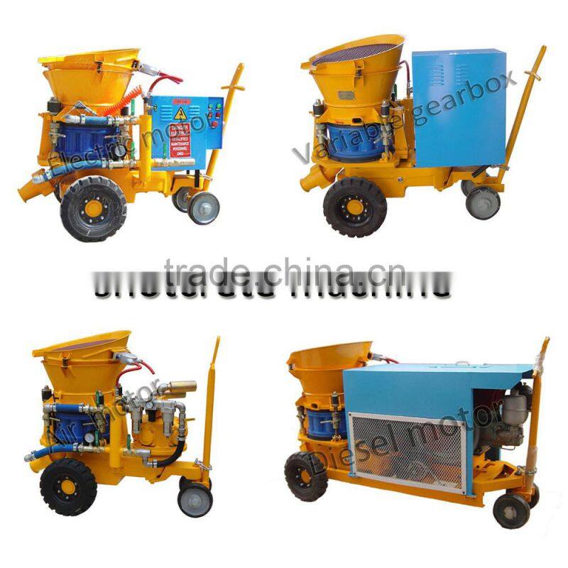 LZ9 large sized gunite spray dry concrete shotcrete machine