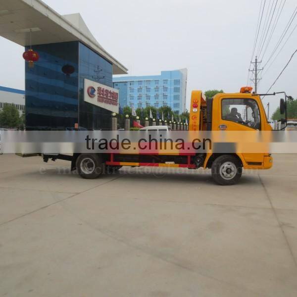 SINOTRUK HOWO 4*2 Sliding Wrecker Tow Truck 4 ton