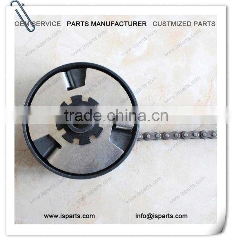 Gokart or Mini Bike Centrifugal Clutch 5/8" bore 11 Tooth for #35 Chain with chain