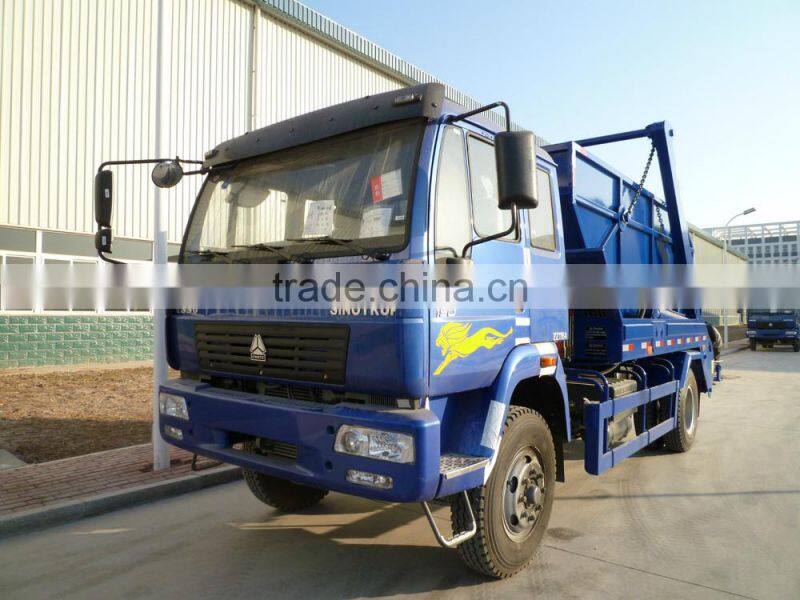 12m3 SINOTRUK 4x2 swing type garbage truck china supplier