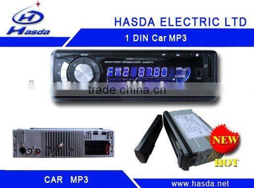 detachable panel 1 din Car radio mp3 USB/SD HK-910