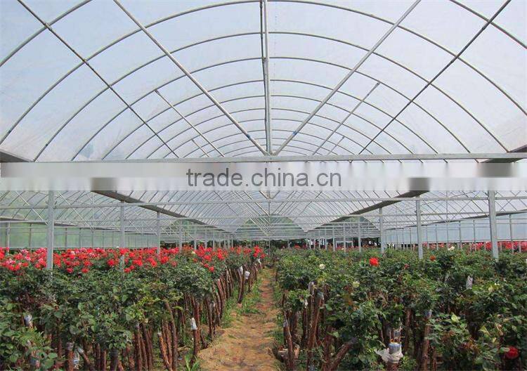High quality commercial/agricultural used film covering greenhouse for sale