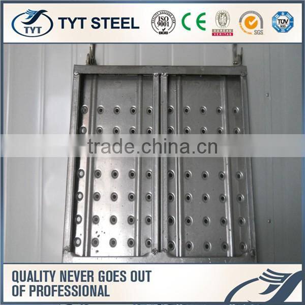 Galvanized Ringlock Scaffolding System Steel Plank construction material