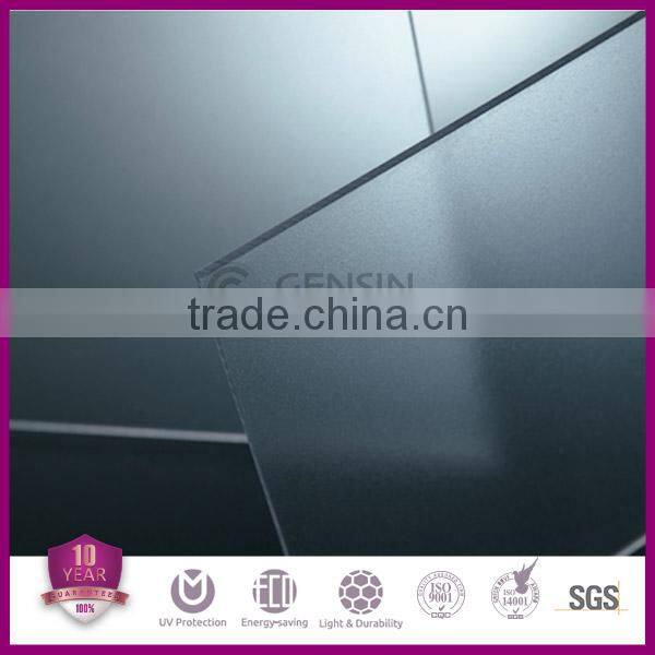 High Impact Strength 1220*2440mm Transparent 1.5mm Frosted Polycarbonate Sheet