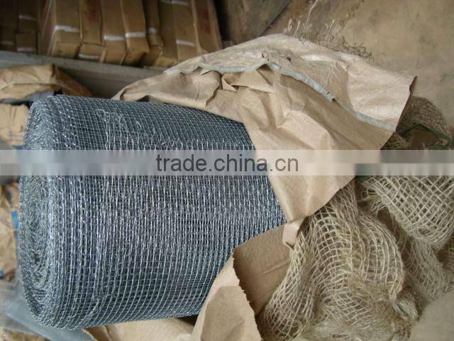 Deckle Edge Redrawing Wire Mesh/Galvanized Netting/Square Hole Wire Mesh(direct factory)
