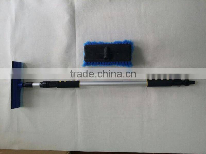 Luxury Car Window Water Clean Elescopic brush With Wiper