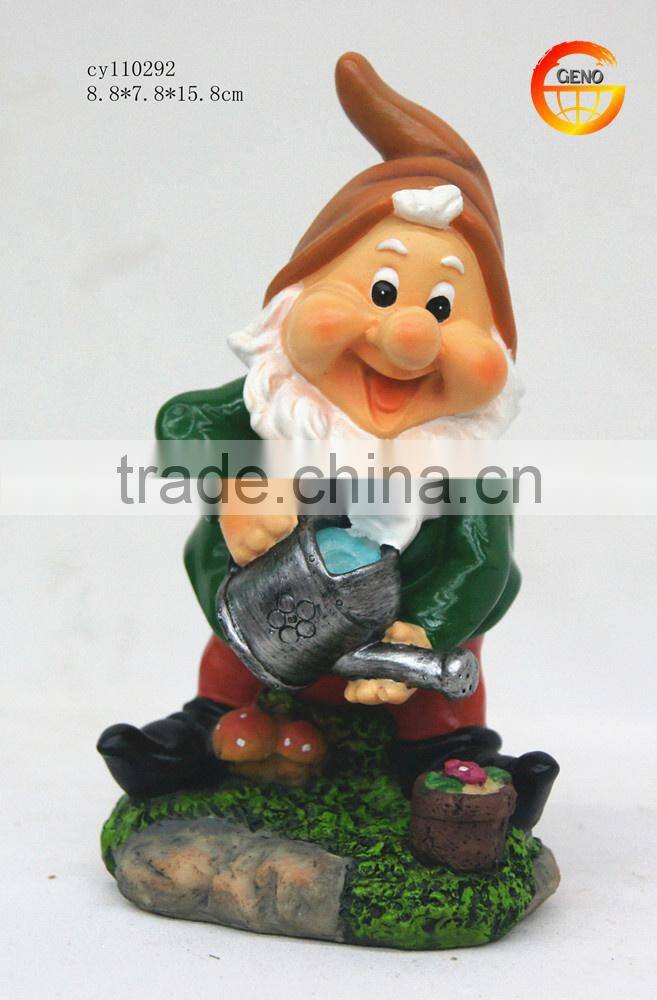 Hot selling handmake resin gnome decor