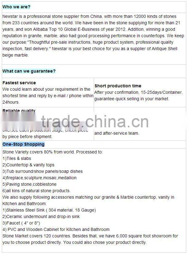 China High Qaulity Artificaial Marble Stone Price