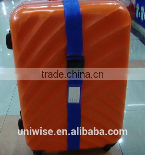 cheap high quality & luggage belt with lock buckle