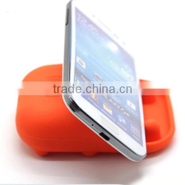 2014 Funny Hippo Shape Silicone Phone Holders