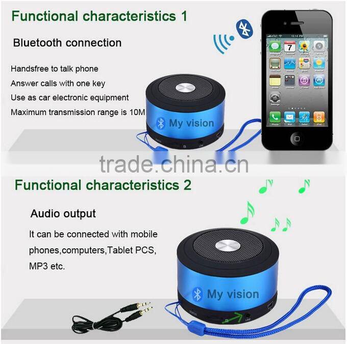 2016 High Quality MY VISION N8 Speaker Super Waterproof Bluetooth Speaker Bluetooth 3.0 Mini Speaker