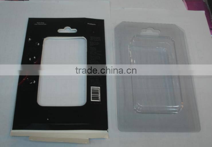 Recycled black paper box packaging box for cell phone accessories, phone case packaging box