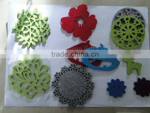 round decoration felt