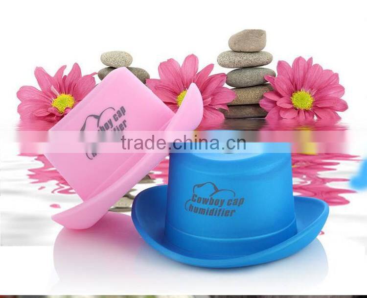 New design desktop Cowboy cap portable USB mini car air humidifier