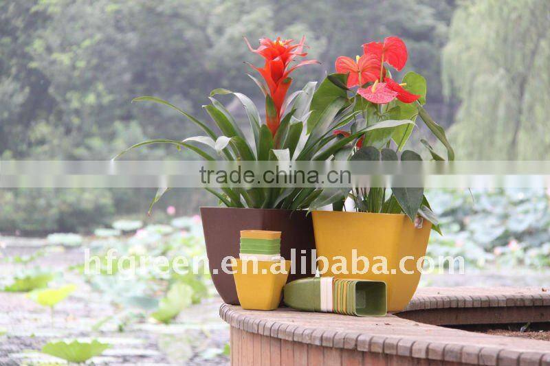 degradbale bamboo fiber flower pots