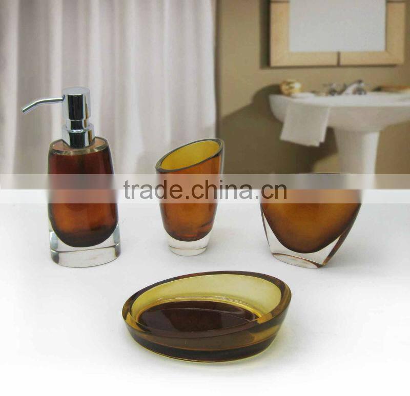 EA0019 Modern Home Decoration Resin Bath Accessory Sets 6Pcs