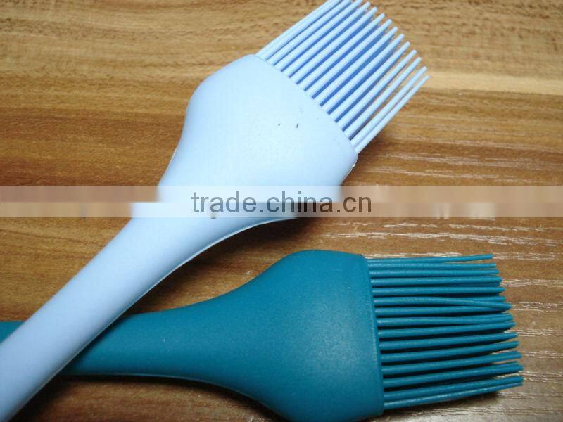 hot sale 20.5cm long silicone spoon for baby