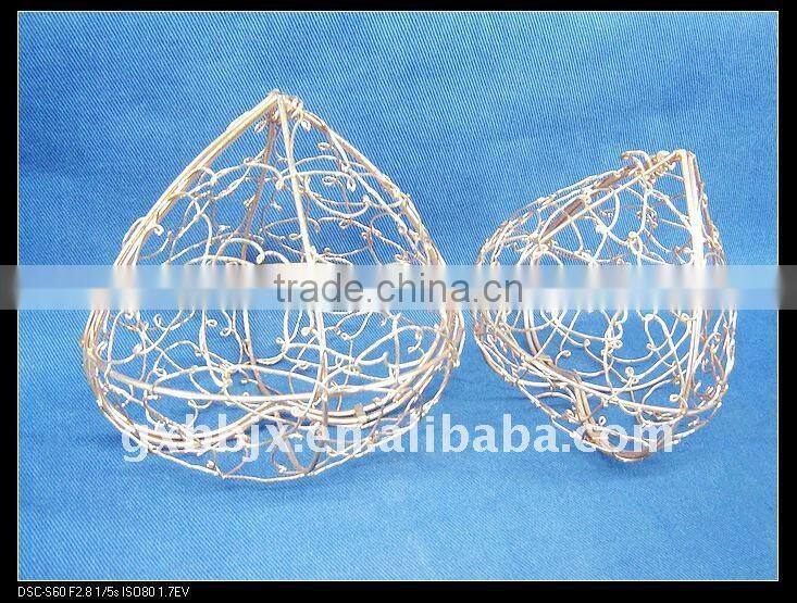 Cuprous peach metal iron festival decoration handmade crafts