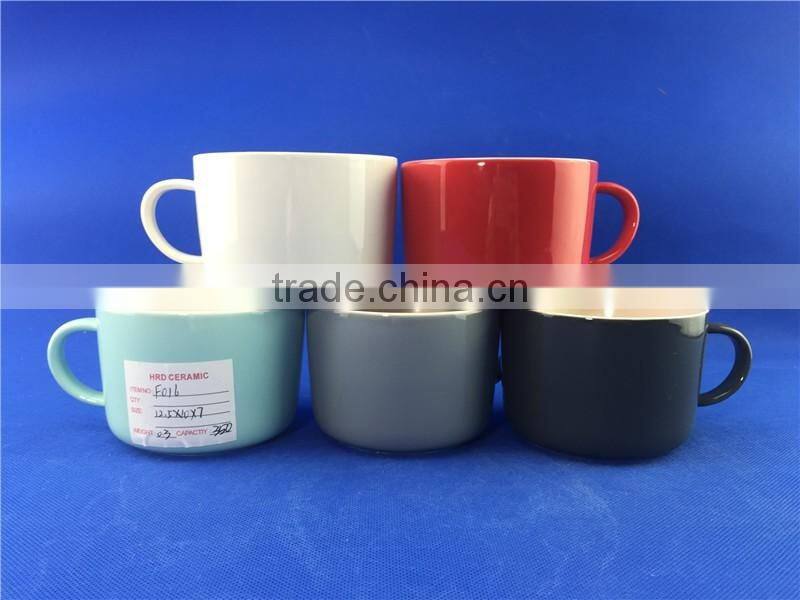 hot selling colorful kids coffee mugs