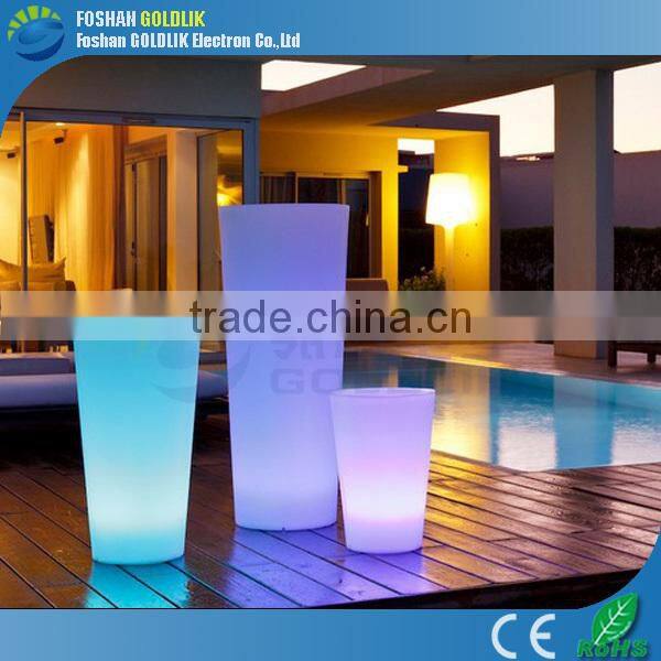 Rechargeable Illuminated LED Flower Pots/Colorful Flashing Planter