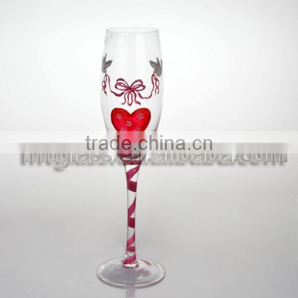 Promotional Wholesale Cheap Top Quality Crystal Wedding Champagne