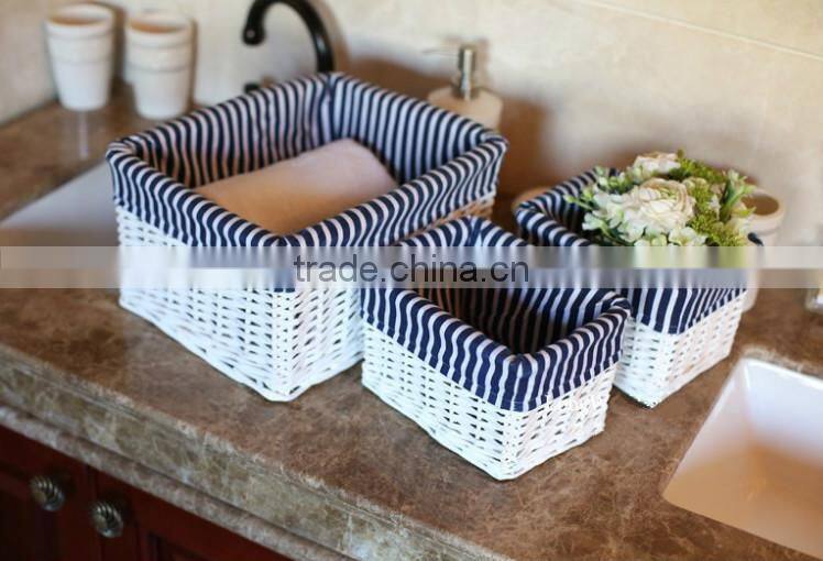 wonerful sundries variety of sizes wicker storage basket